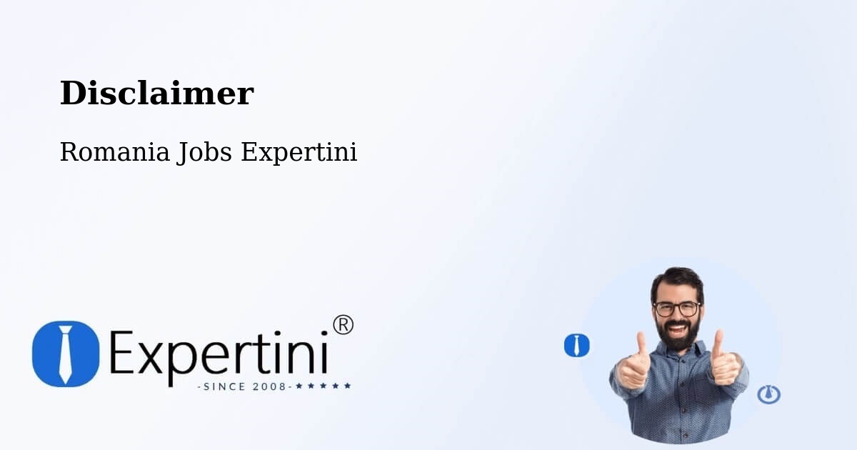 Disclaimer – Comuna Perieni - Romania Jobs Expertini